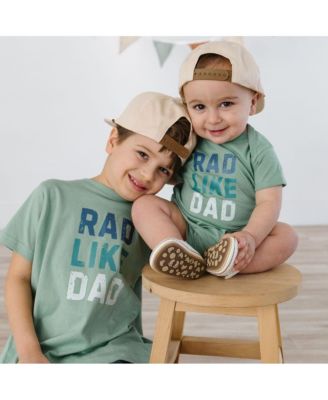Baby Boys Rad Like Dad Short Sleeve Bodysuit