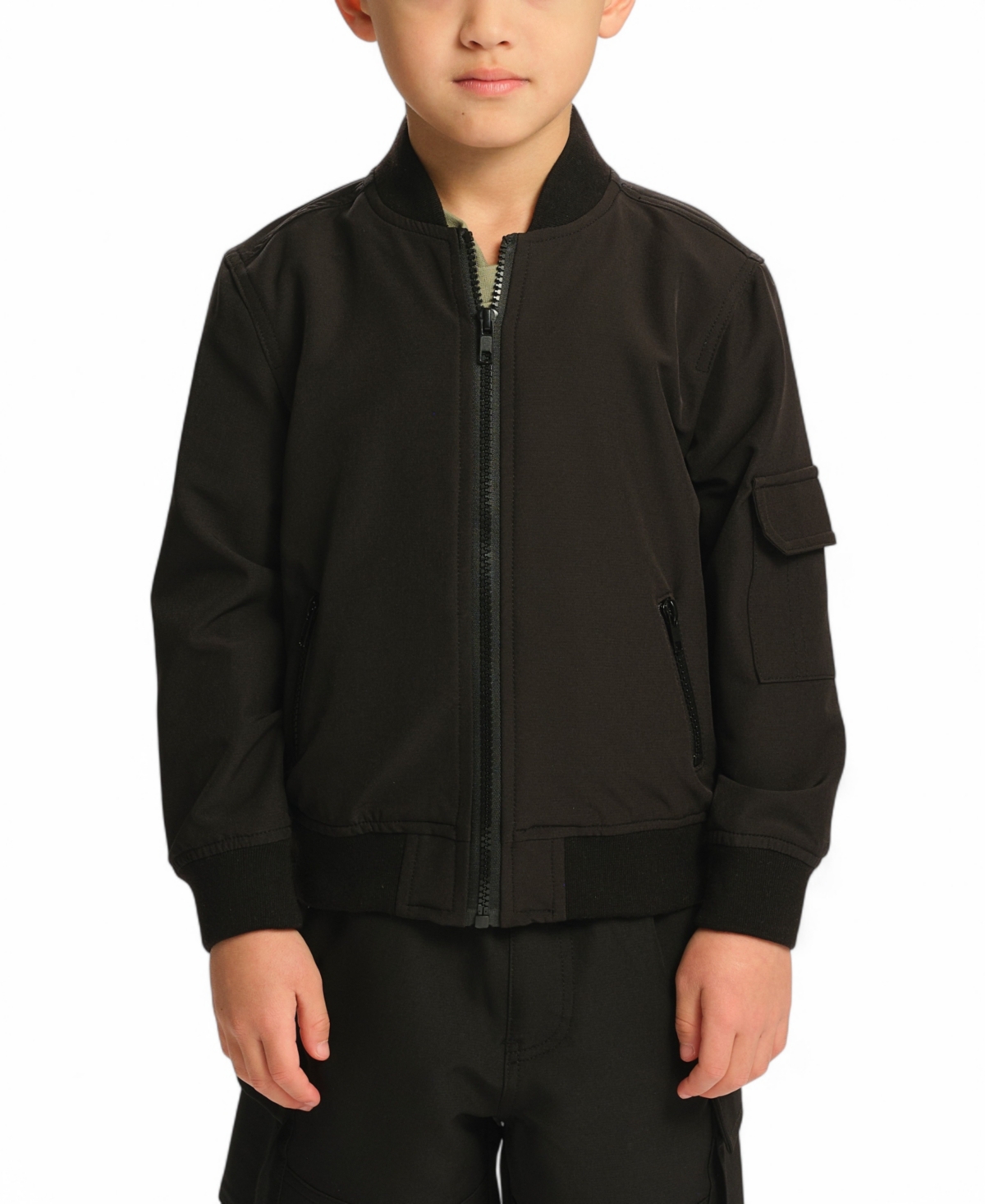 Sovereign Code Toddler Boys 4-way Stretch Varsity Jacket In Black
