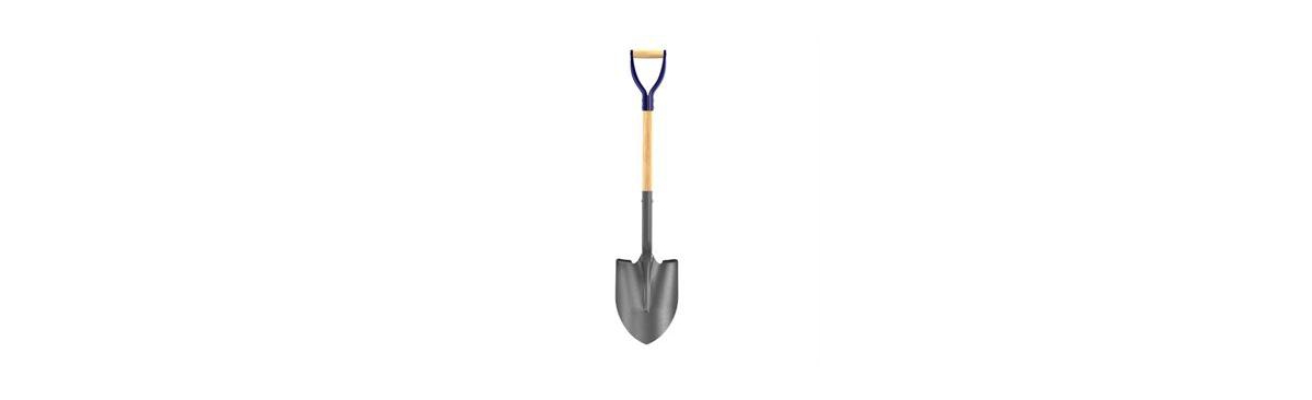 14-256 Shovel - Round Point 27-inch D Wood Handle