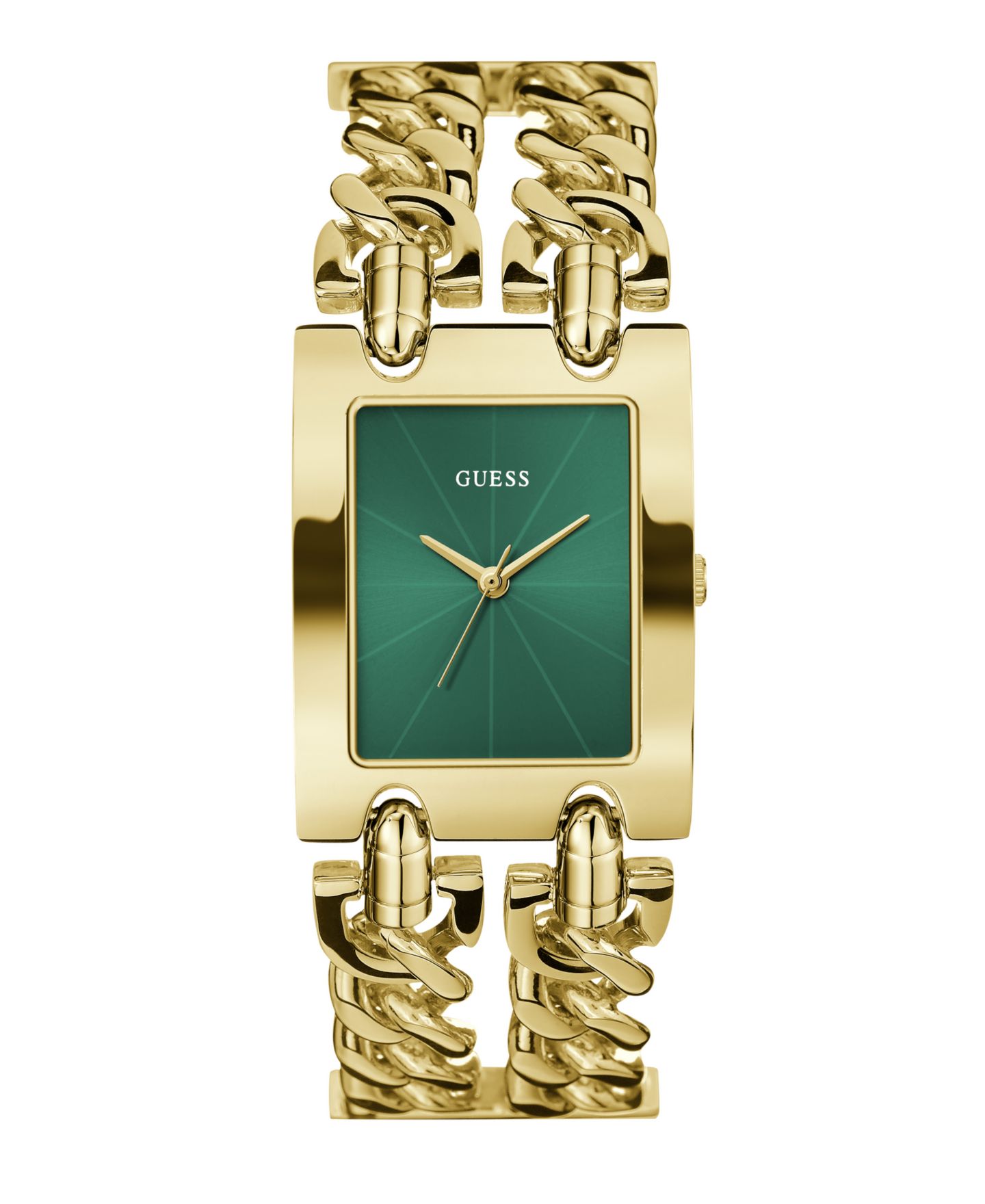 Женские часы GUESS Analog Gold-Tone Stainless Steel Watch, 28mm — фото 1