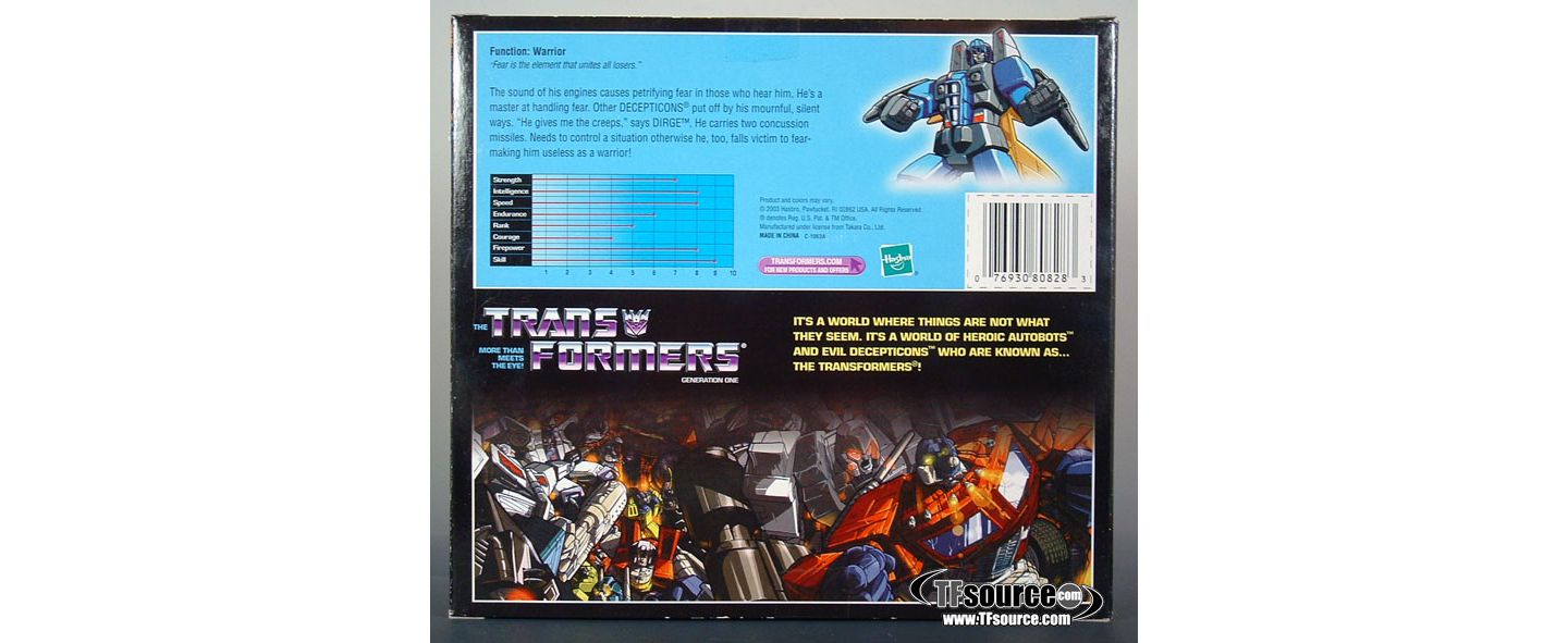 Детские фигурки Transformers G1 Dirge The Transformers Generation One Commemorative Series — фото 4