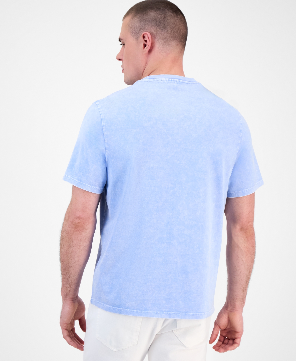 Michael Kors Men's Acid Washed Logo T-shirt