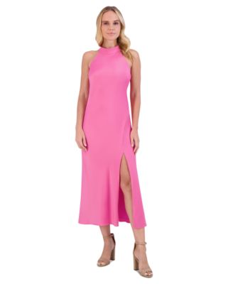 Vince Camuto - Women's Tie-Back Front-Slit Sleeveless Dress