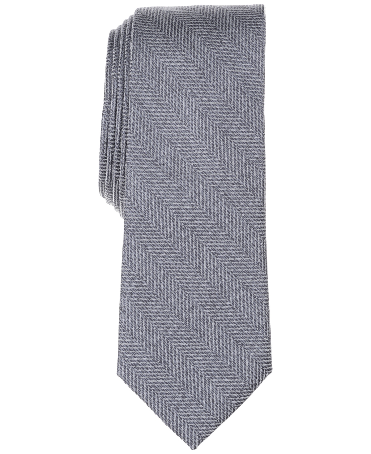Bar Iii Men's Melange Chevron Solid Tie, Exclusively At Macy's