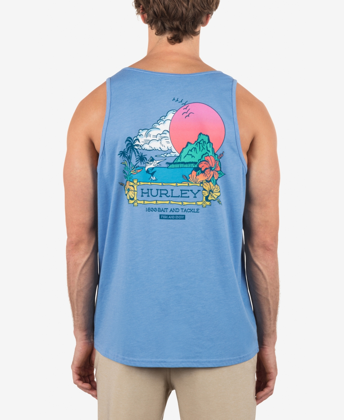 Men's Bait Tank Top - Aquifer heather