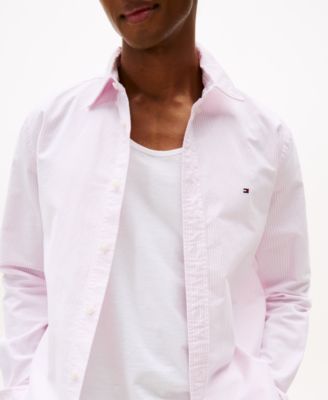 Men's Regular-Fit Striped Heritage Oxford Long-Sleeve Shirt