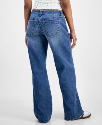 Juniors' Low-Rise Baggy Jeans