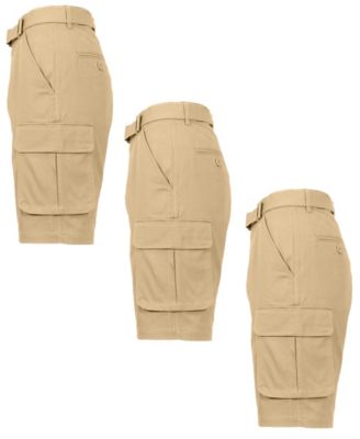 Men's 3-Pack Flex Stretch Cargo Shorts