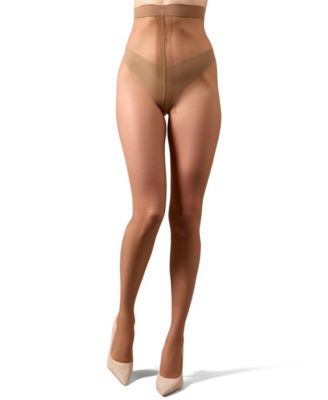 Women's Crystal Sheer Non-Control Top Pantyhose MM-209	