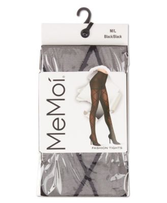 Women's Diamond Patterned Fashion Sheer Tights ME-107	