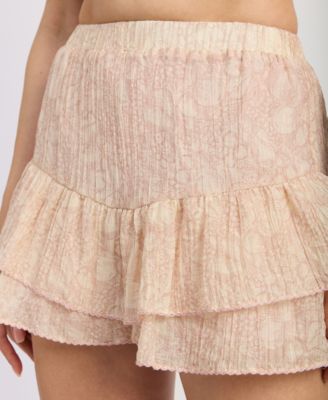Women's Geraldine Ruffle-Trim Shorts