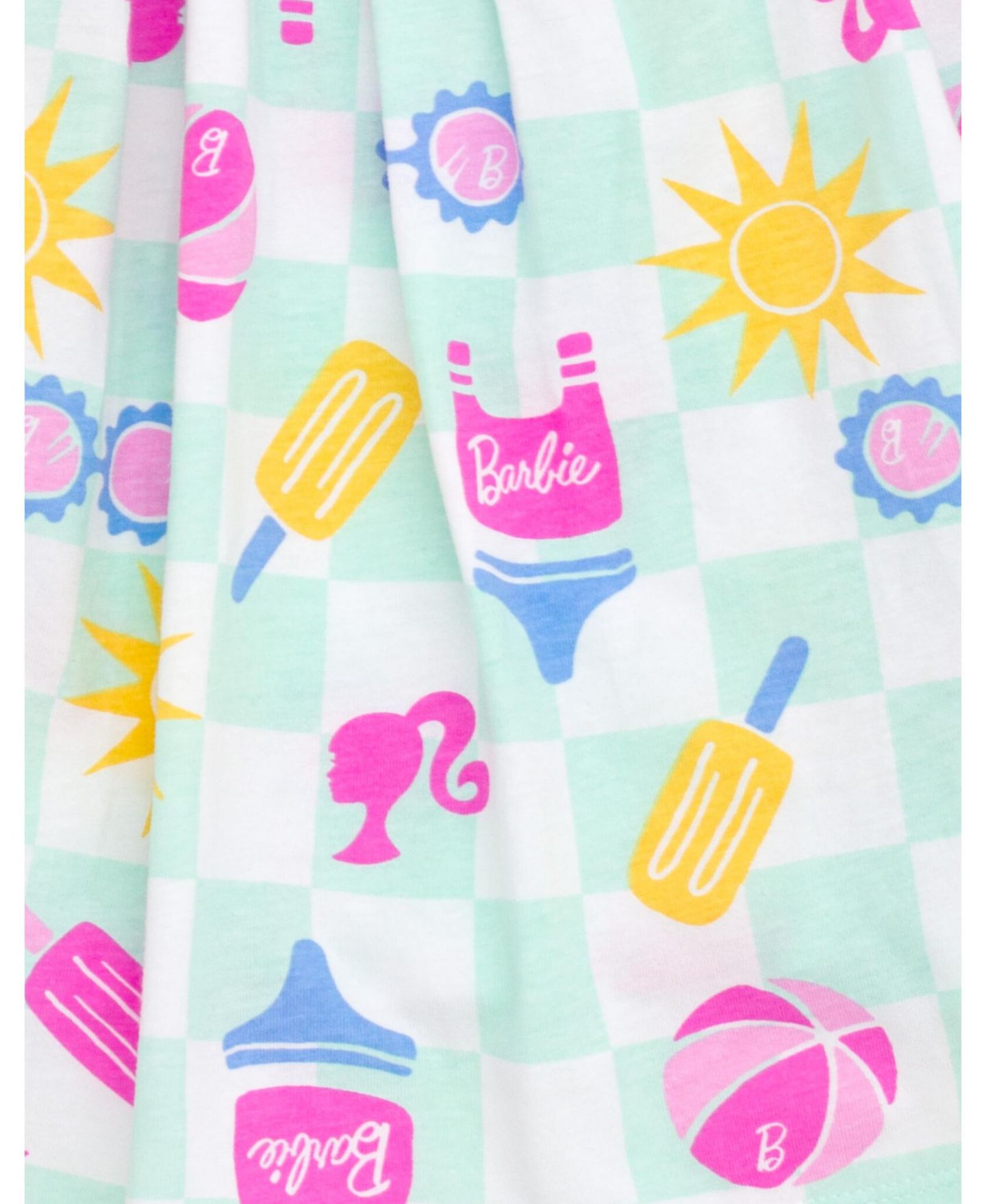 Платье Barbie Square Neck Cami Dress для девочек, цвет: Бледный бирюзовый — фото 2