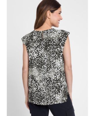 Women's Modern Animal Print Blouse