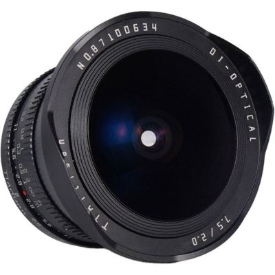 7.5mm f/2 Fisheye Lens for Micro Four Thirds, Black