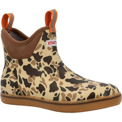 Men's Duck Camo Ankle Deck Boot