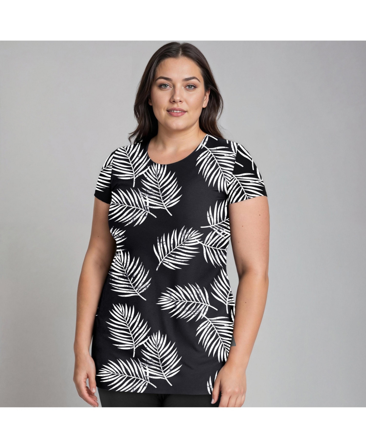 Plus Size Anna Swim Tunic - Wine