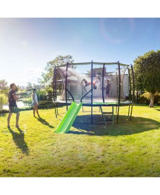 Hero Round Outdoor Backyard Trampoline 12FT 14FT 15FT with Net Enclosure & Ladder