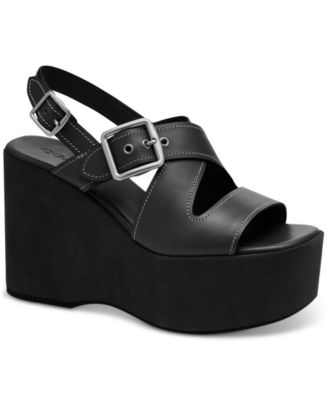 COACH - Women's Archival Buckle Platform Sandals