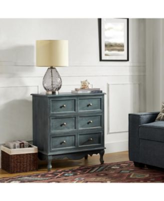 Hippe 32" Height 3 - Drawer Bedside Table with Solid Wood Legs