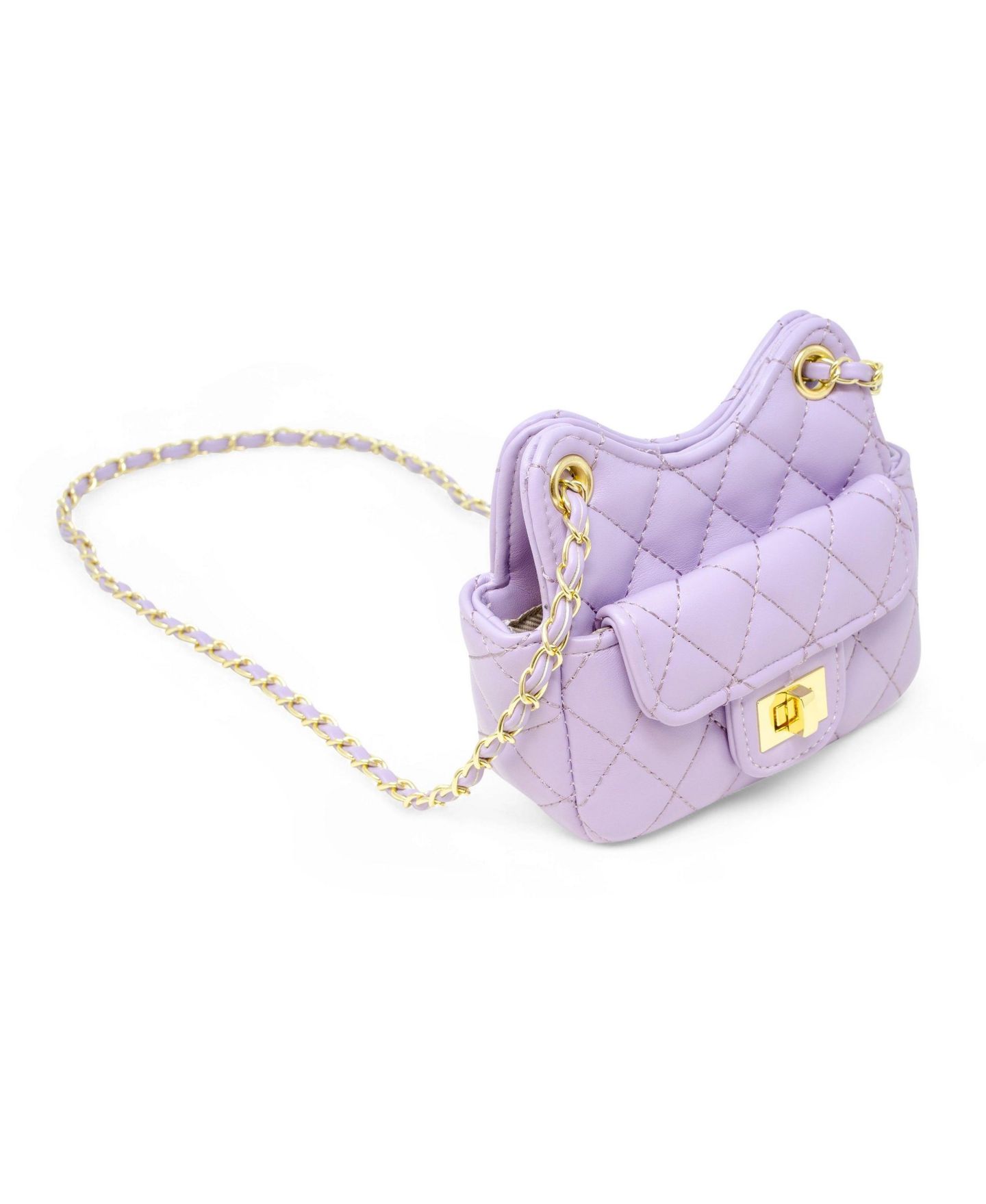 Сумка Tiny Treats + Zomi Gems Tiny Quilted Treasure Purse, Pink для девочек, цвет: Фиолетовый — фото 2