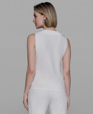 Women's Embellished Sleeveless Top