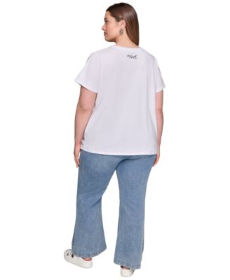 Plus Size Paris Painting Tee