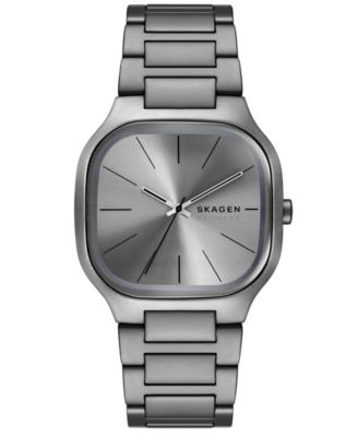 Skagen Men's Mellem Quartz Three-Hand Gray Stainless Steel Watch