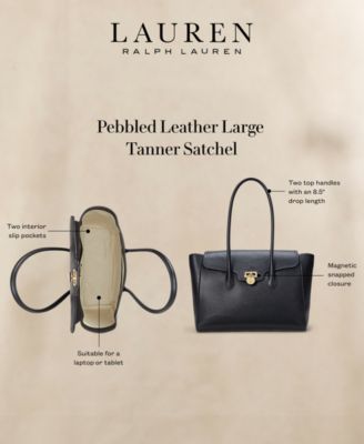Pebbled Leather Extra-Large Tanner Satchel