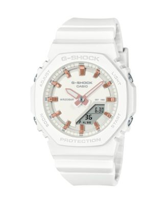 S*9様 G-SHOCK MULTI BAND 6 ホワイト G-Shock Unisex Quartz White Resin Watch, 40.2mm - Macy's