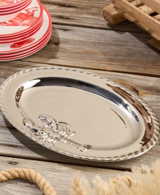 Silver Plated Lobster Oval Platter