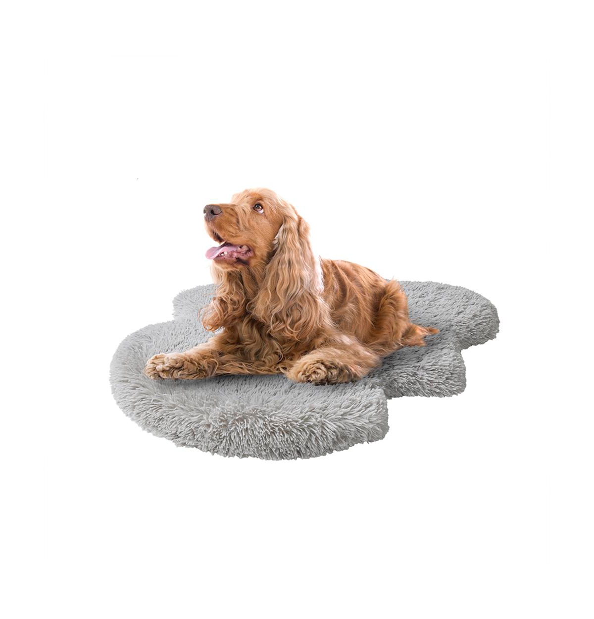 Faux Fur Pet Mat - Grey