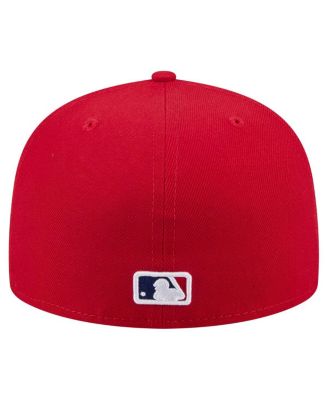 Men's Red Philadelphia Phillies Yarn Stitch 59FIFTY Fitted Hat