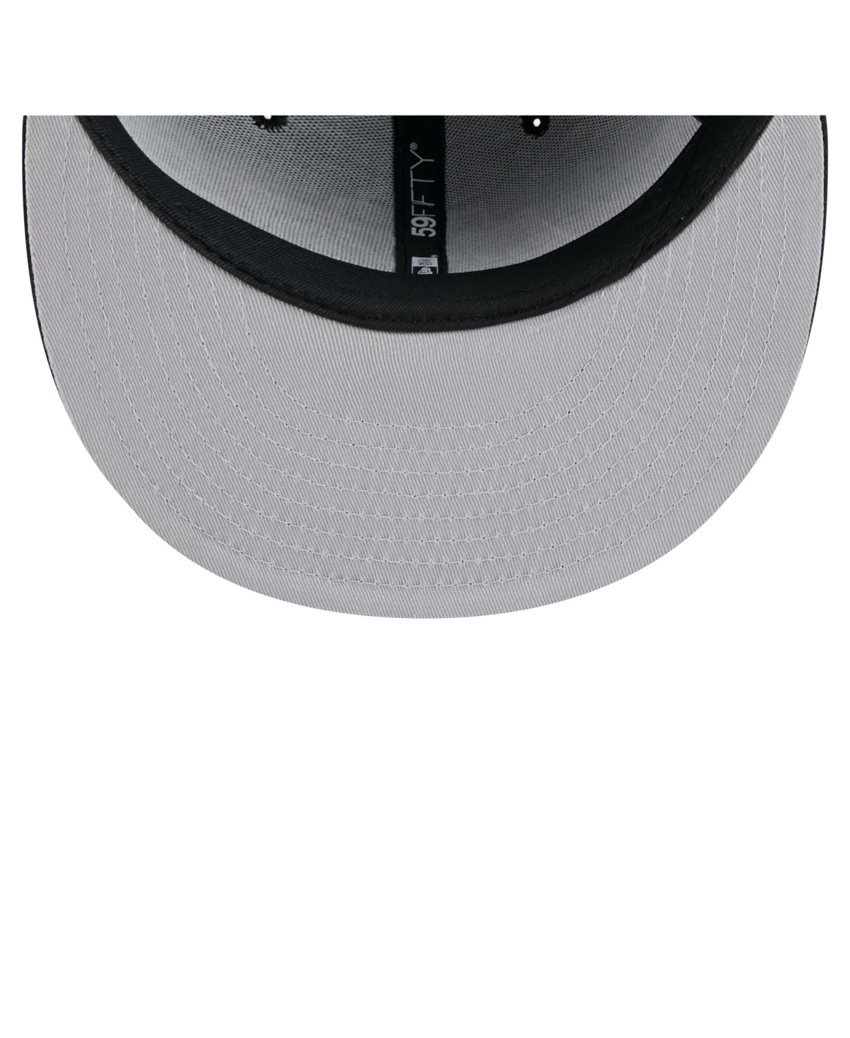 NEW ERA MEN'S BLACK LOS ANGELES KINGS STATE STITCH 59FIFTY FITTED HAT