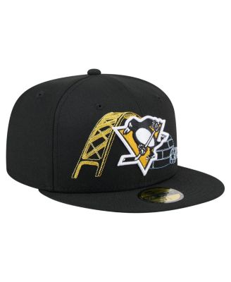 Men's Black Pittsburgh Penguins State Stitch 59FIFTY Fitted Hat