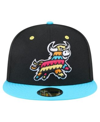 Men's Black/Aqua Erie SeaWolves Copa de la Diversion 59FIFTY Fitted Hat