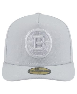 Men's Gray Boston Bruins Color Pack A-Frame 59FIFTY Fitted Hat