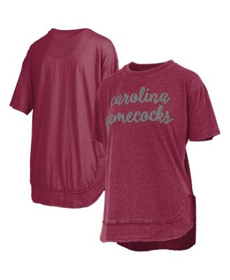 Pressbox - Women's&nbsp;Garnet South Carolina Gamecocks Poncho T-Shirt
