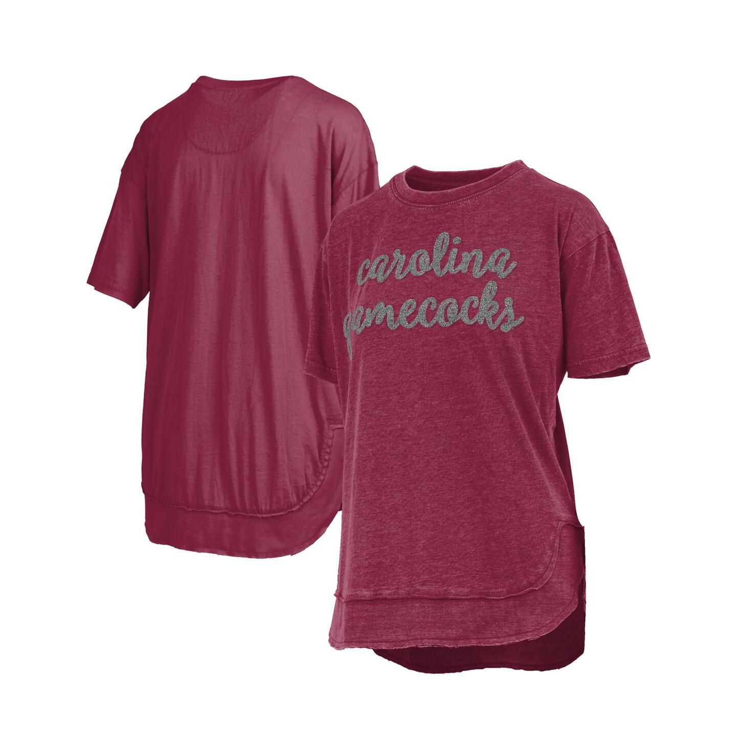 Женская футболка Pressbox Garnet South Carolina Gamecocks Poncho — фото 1