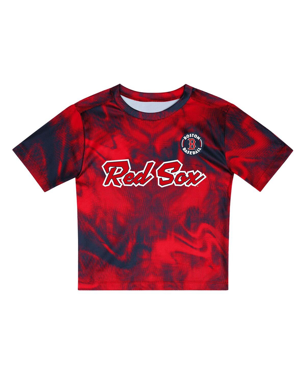 Outerstuff Preschool 2-piece Red Boston Red Sox Hitter Infielder Set In Red