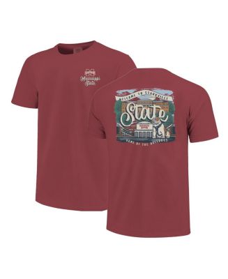 Image One Women's Maroon Mississippi State Bulldogs Comfort Colors ...