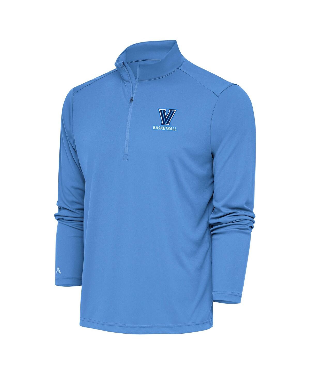 Antigua Men's Light Blue Villanova Wildcats Basketball Tribute Quarter-Zip Pullover Top - Light Blue