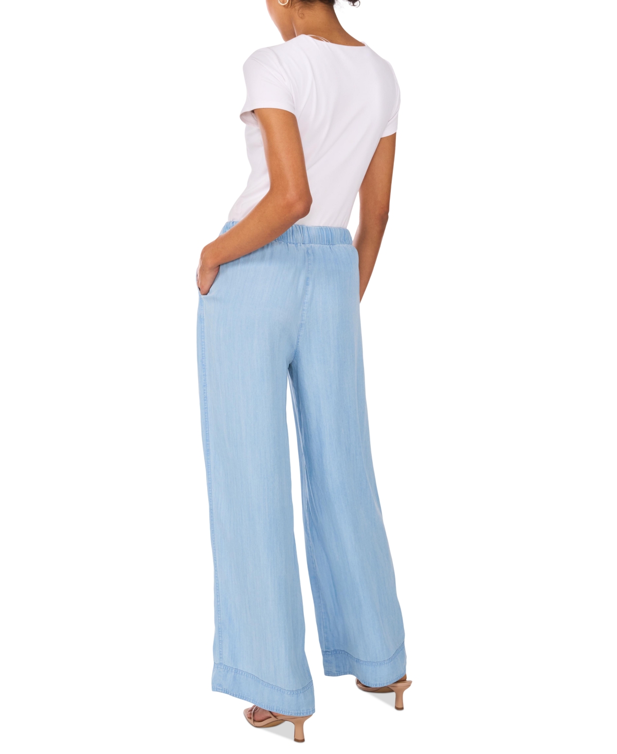 Vince Camuto Women's Drawstring Wide-leg Pants