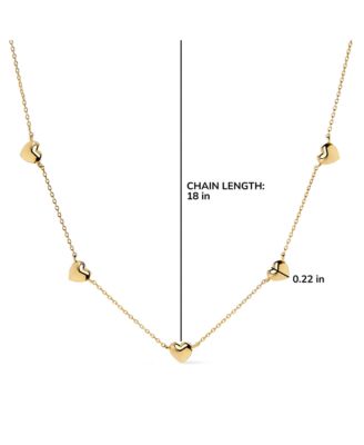 Heart Necklace - Lev Mini Station Necklace