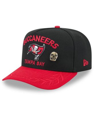 New Era - Men's Black/Red Tampa Bay Buccaneers 2025 NFL Draft On Stage A-Frame 59FIFTY Fitted Hat
