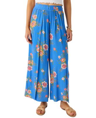 Juniors' Tamara Rio Floral-Print Woven Pants