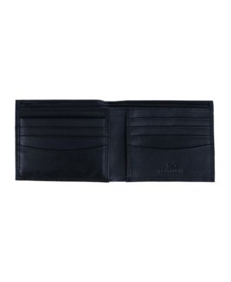 Men's Orion Leather 8-Slot Bi-Fold Wallet with Removable ID Card Case