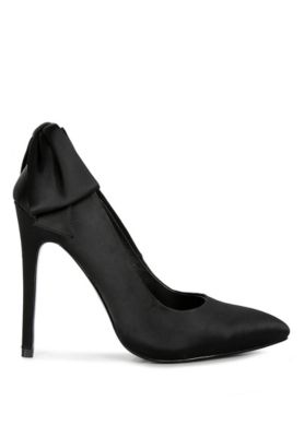 HORNET Satin Stiletto Pumps