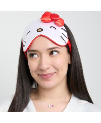 Sleep Mask Official License, Satin Eye Mask for Sleeping with 3D Bow, Sanrio Gifts