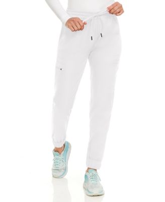 Women's Seven Pocket Cargo Scrub Pants Joggers with 4-Way Stretch