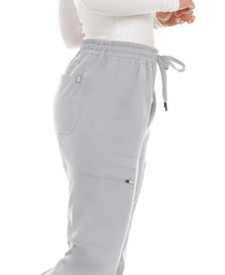 Women's Seven Pocket Cargo Scrub Pants Joggers with 4-Way Stretch